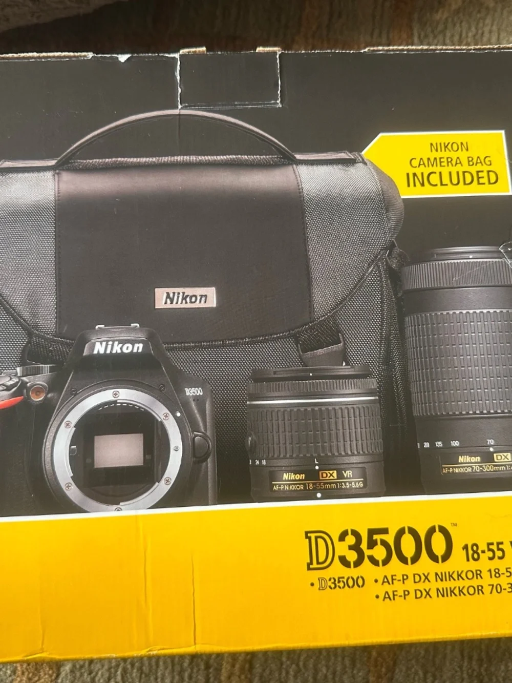Nikon D3500 DSLR Two-Lens Bundle | 18-55mm VR + 70-300mm Kit
